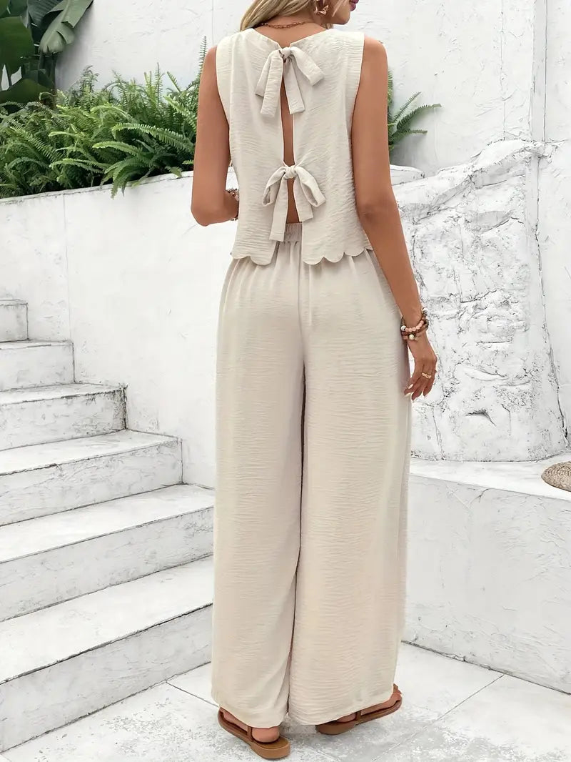 Anne | Linnen top + Gratis Linnen Broek