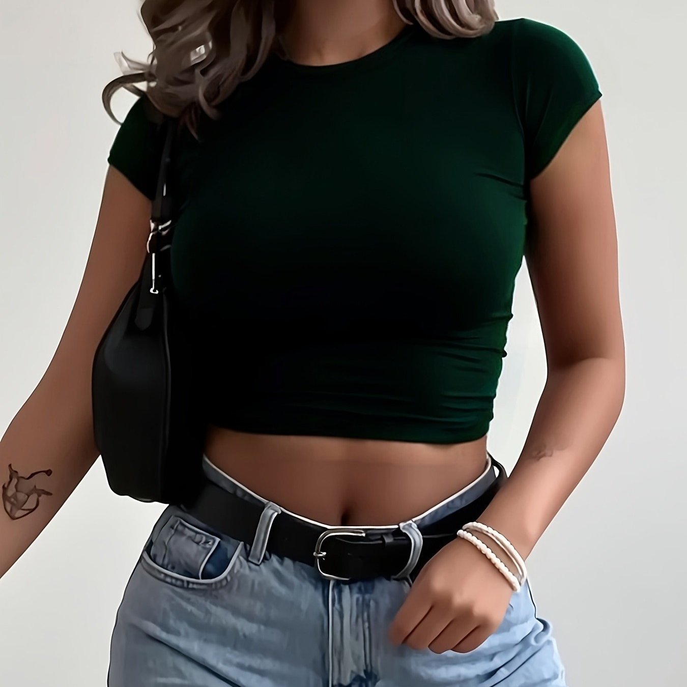 Tess | Stretch Crop Top